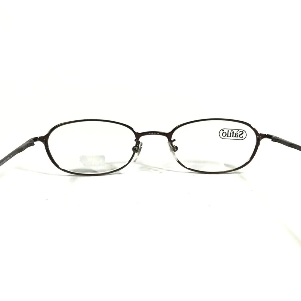 Safilo VERGE CYBER 2R1 Eyeglasses Frames Brown Green Round Full Rim 48-19-135
